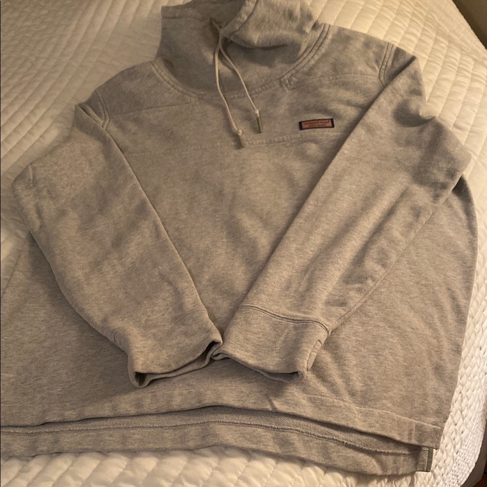 Vineyard vines, ladies, relaxed fit, funnel neck shep shirt